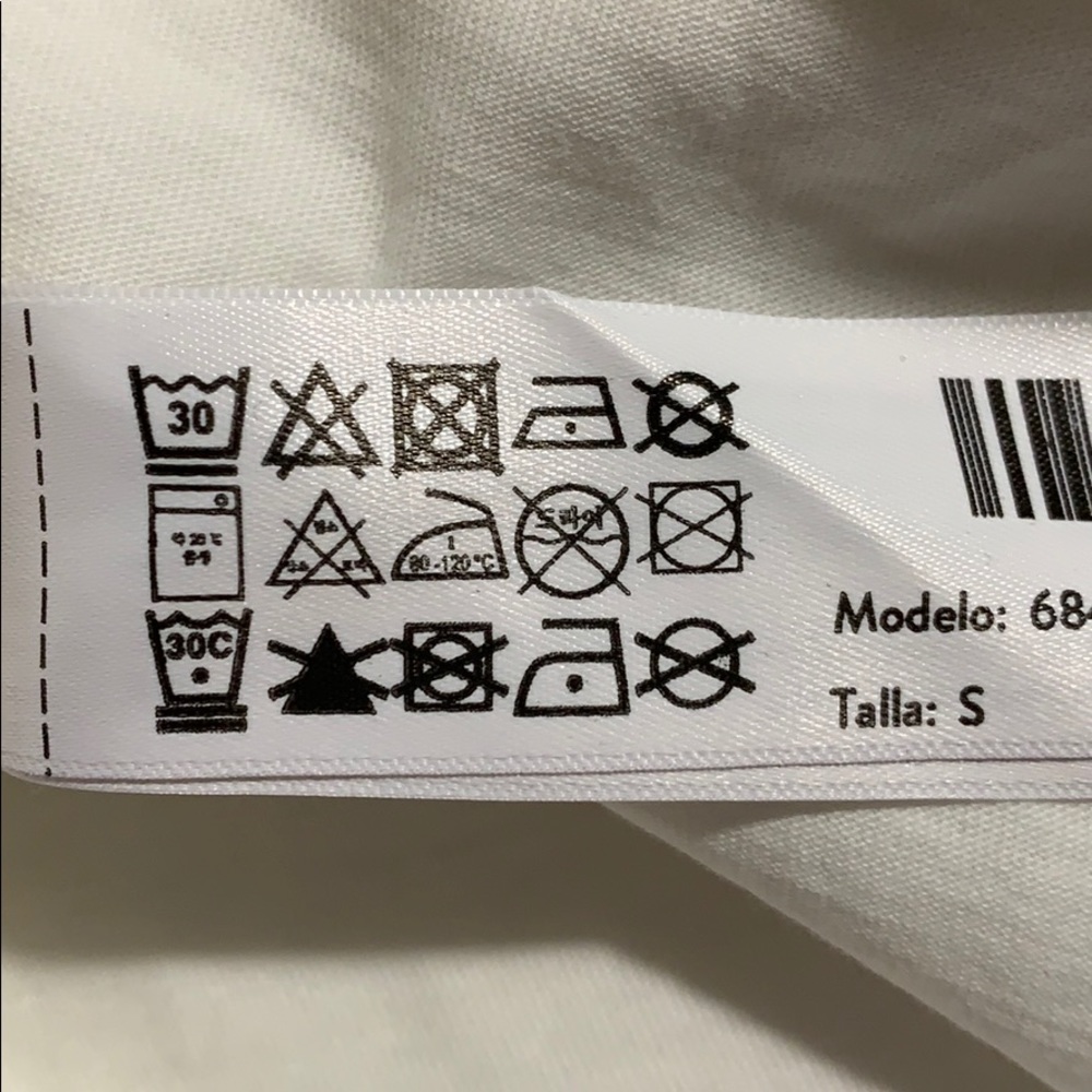 NWT Massimo Dutti White Cotton Straight Top Size S - Picture 12 of 12